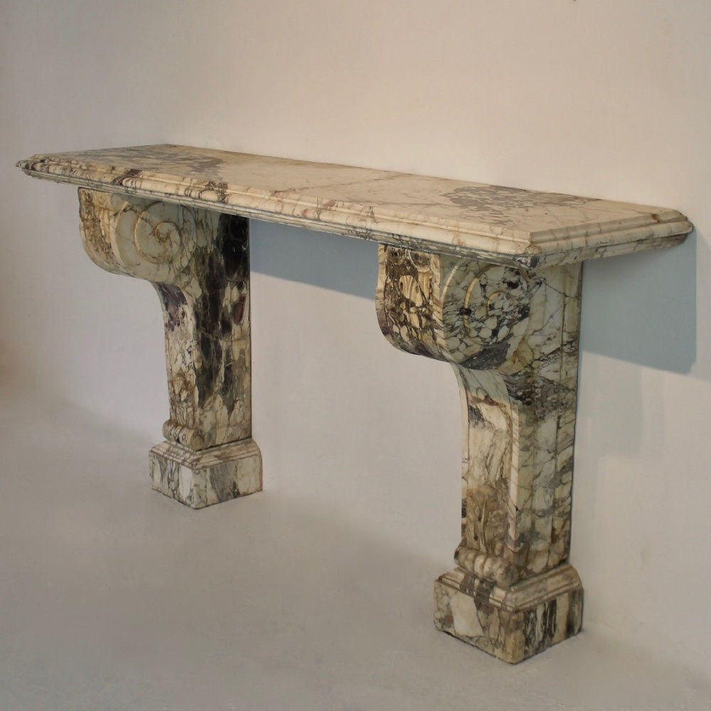 Large Scale 19th Century Country House Marble Console Table ( sold )