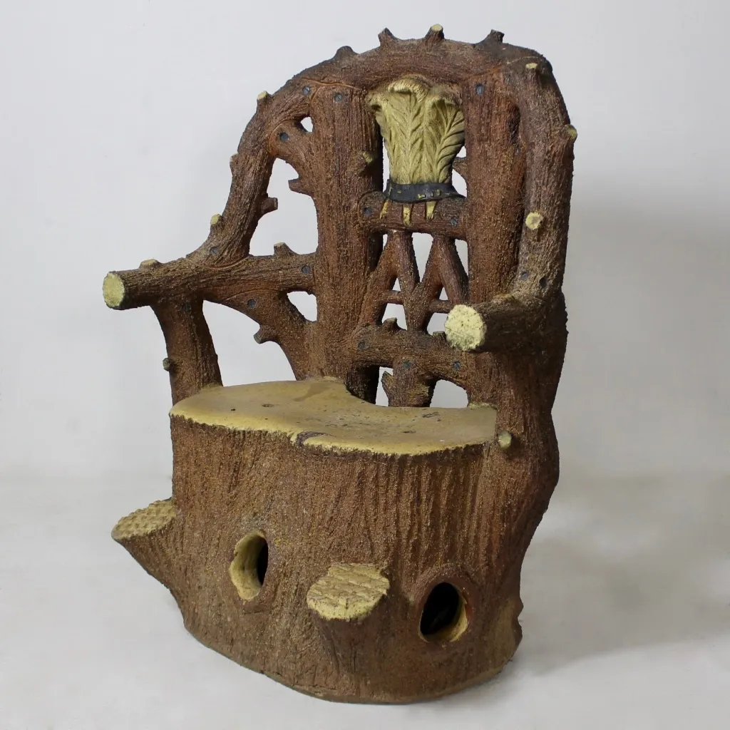 Faux Bois Seat W Tickle And Son Maryport Cumbria ( sold )