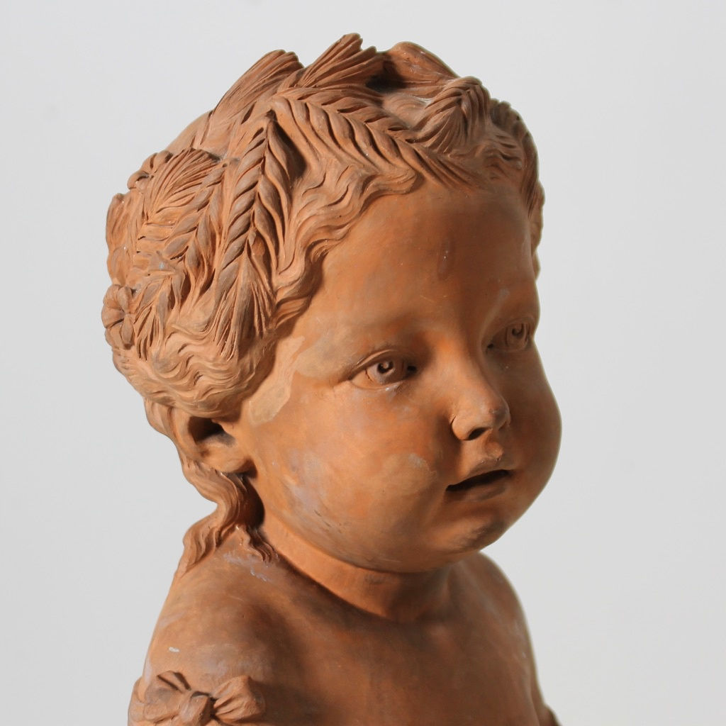 Pair Of J M Blashfield Terracotta Busts ( sold )