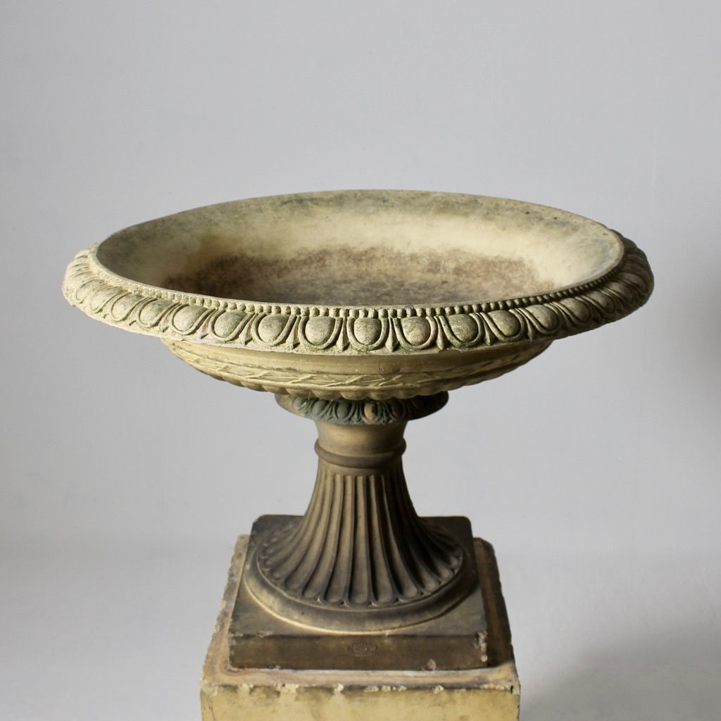 Large James Stiff And Sons Terracotta Tazza On Pedestal ( sold )