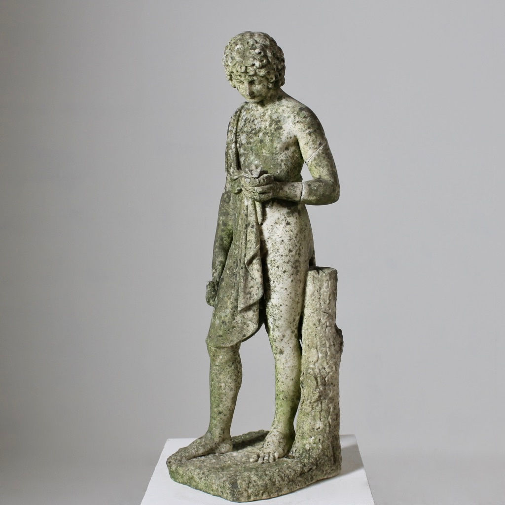 Early 19th Century Carved Marble Classical Figure ( sold )