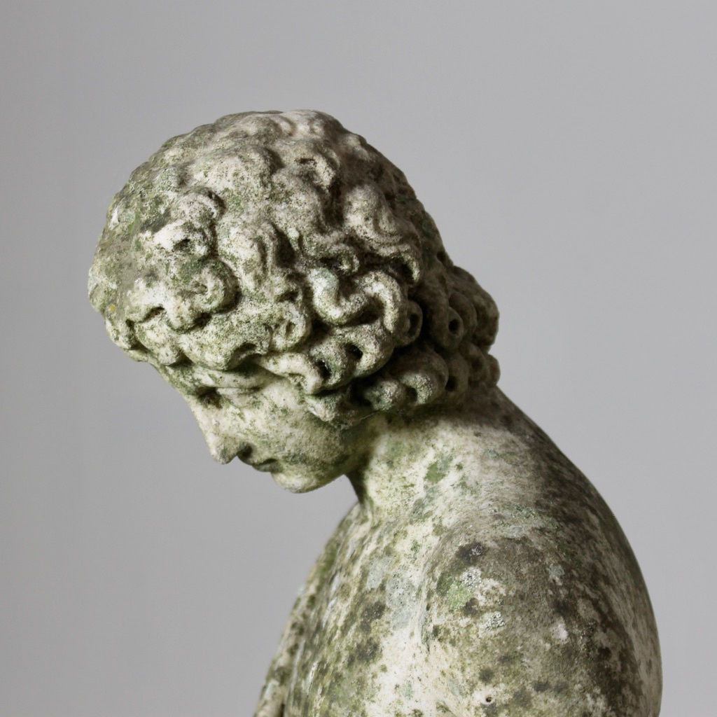 Early 19th Century Carved Marble Classical Figure ( sold )