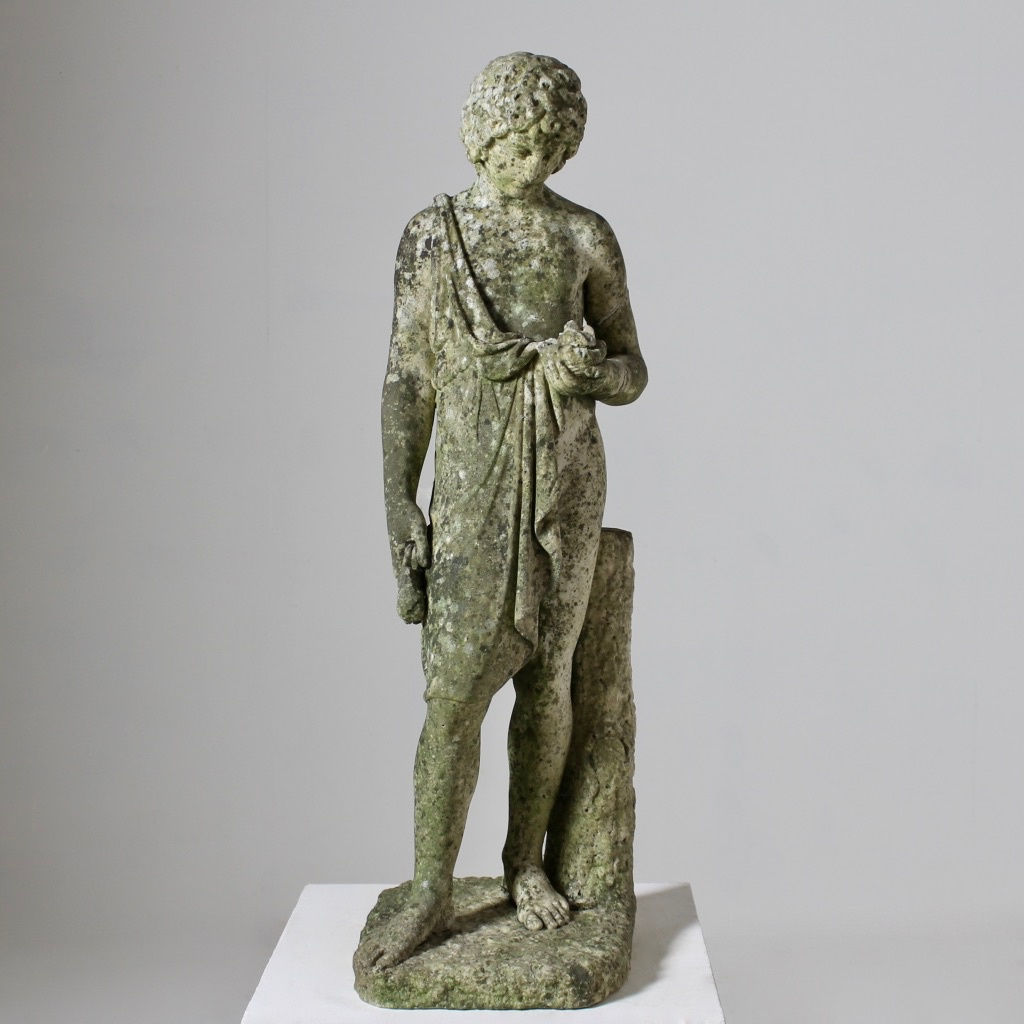 Early 19th Century Carved Marble Classical Figure ( sold )