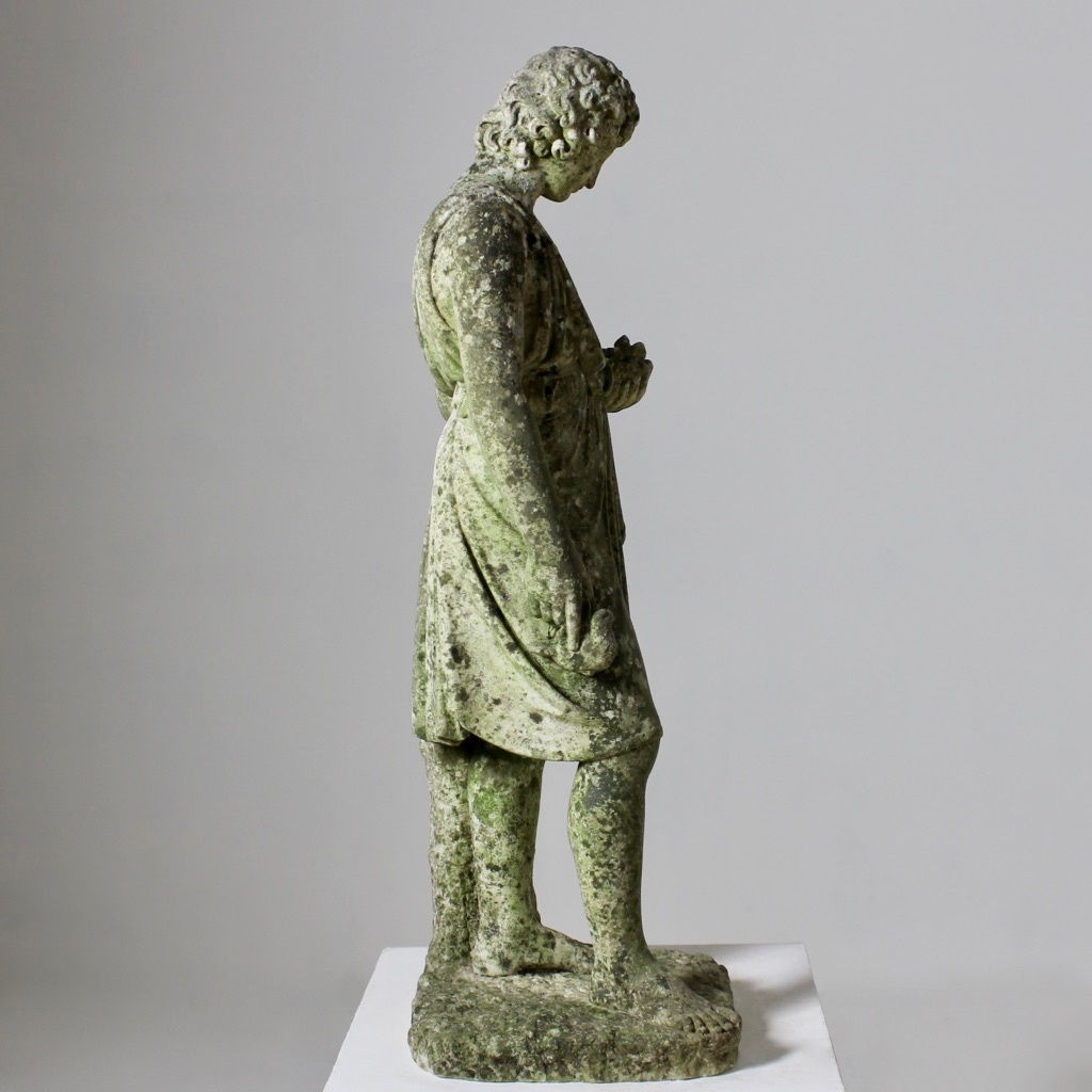 Early 19th Century Carved Marble Classical Figure ( sold )