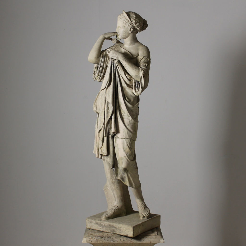 Early 19th Century Coade Stone Figure Of Diana Of Gabii