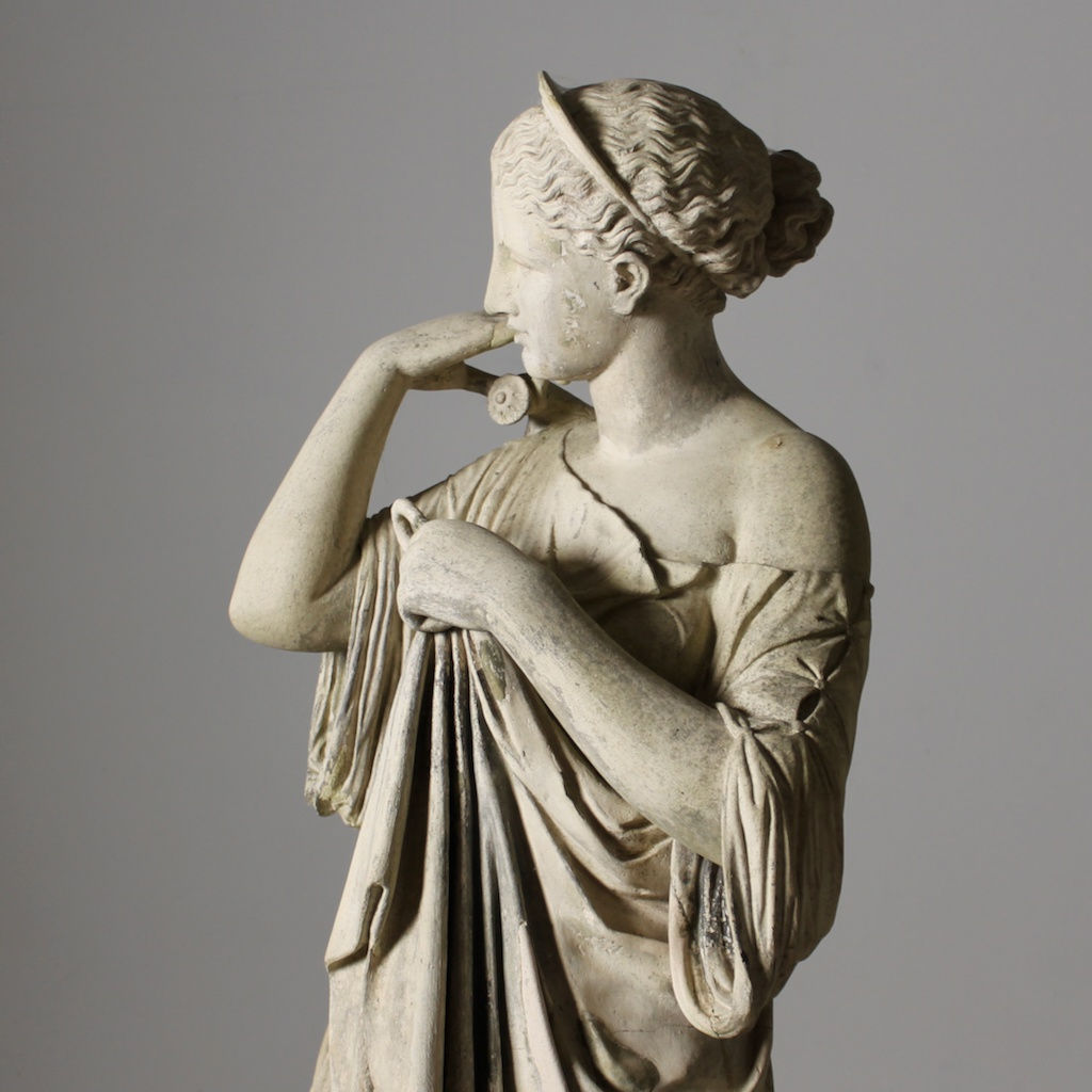Early 19th Century Coade Stone Figure Of Diana Of Gabii
