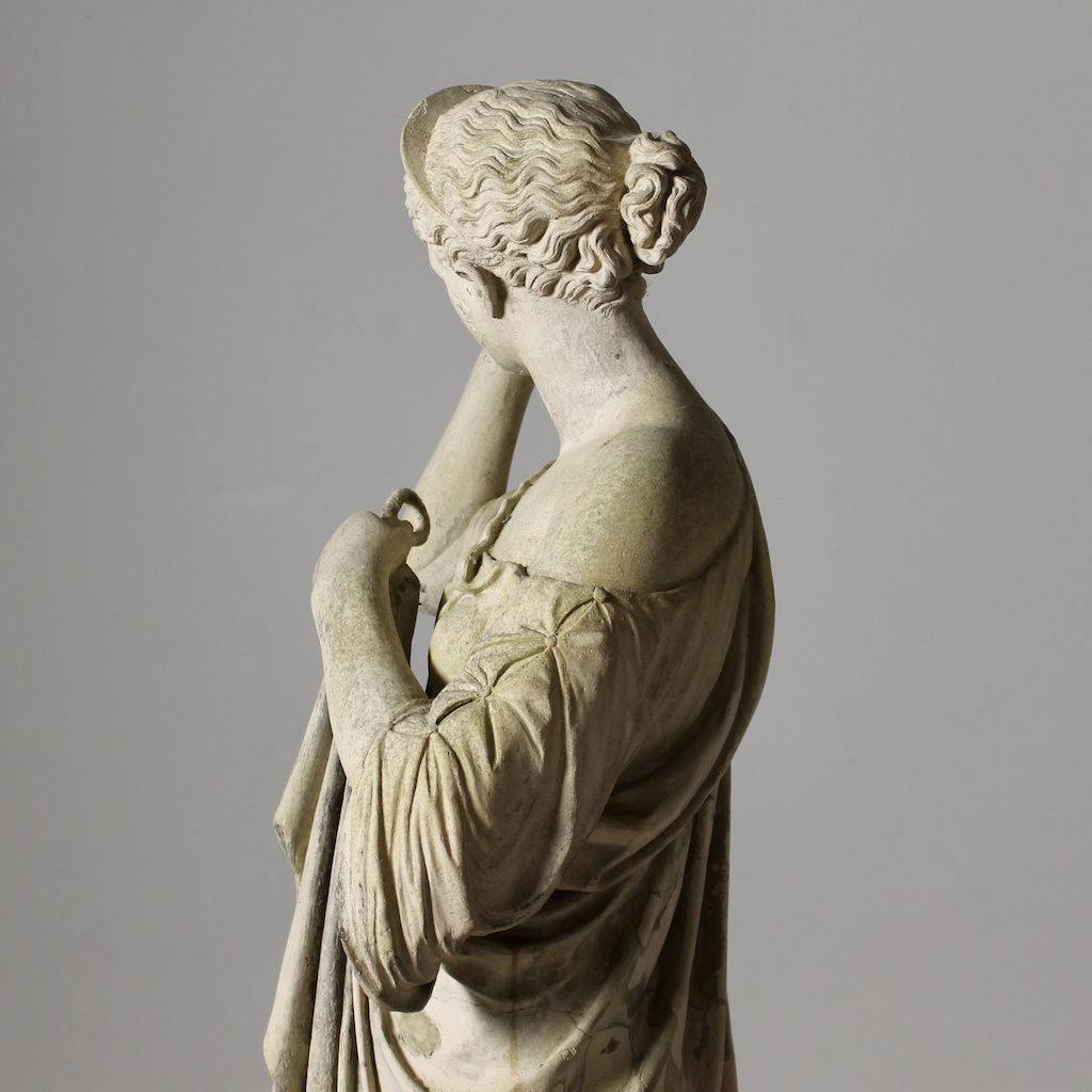 Early 19th Century Coade Stone Figure Of Diana Of Gabii