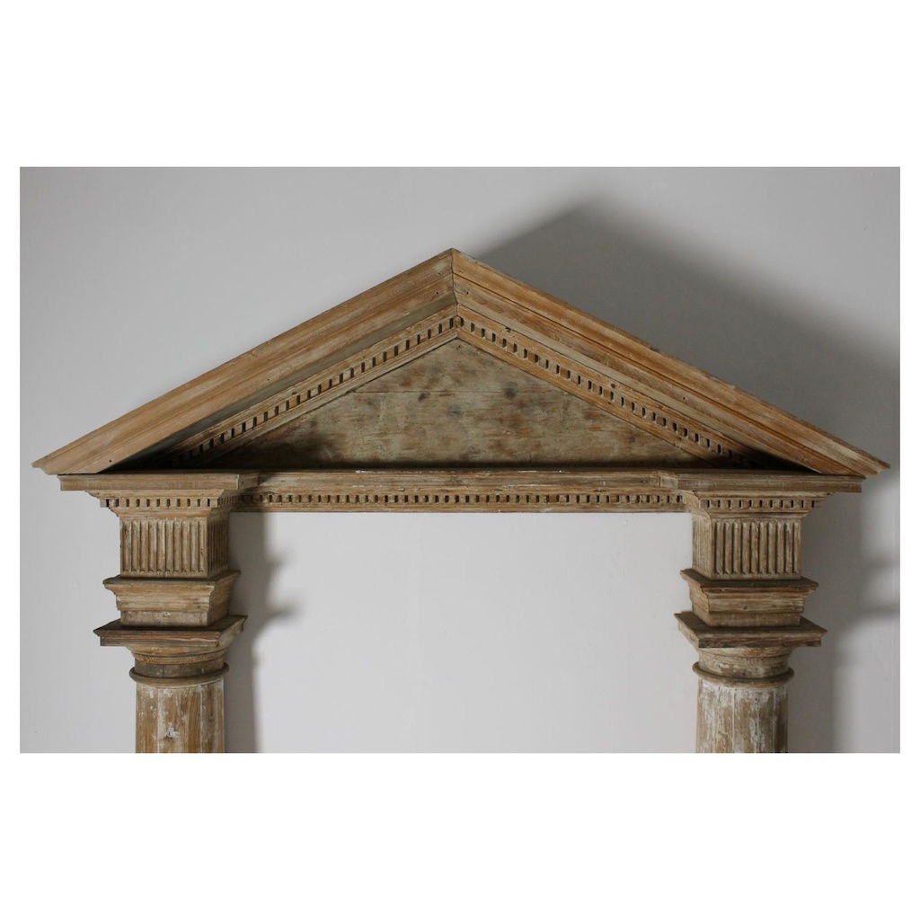 George III Pedimented Pine Doorcase ( sold )
