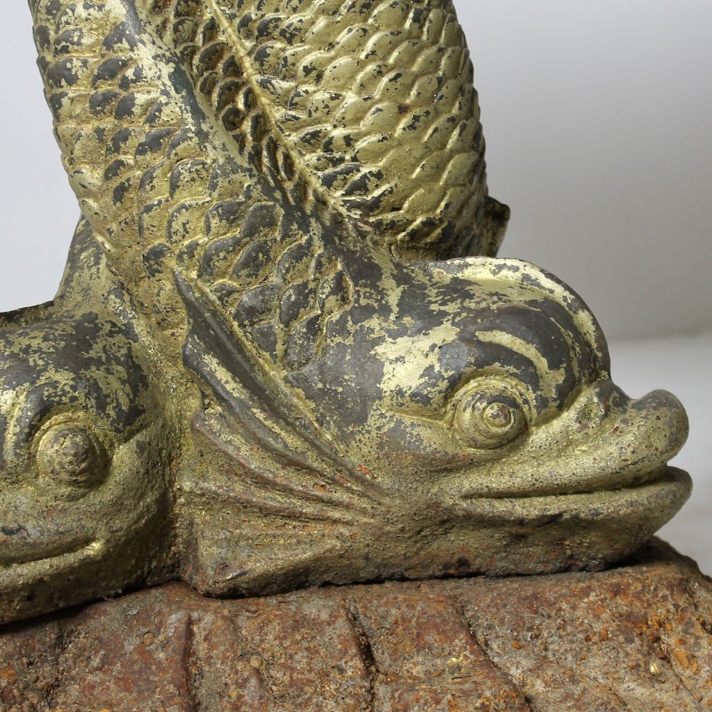 Fine 19th Century Handyside Shell and Dolphin Fountain ( sold )