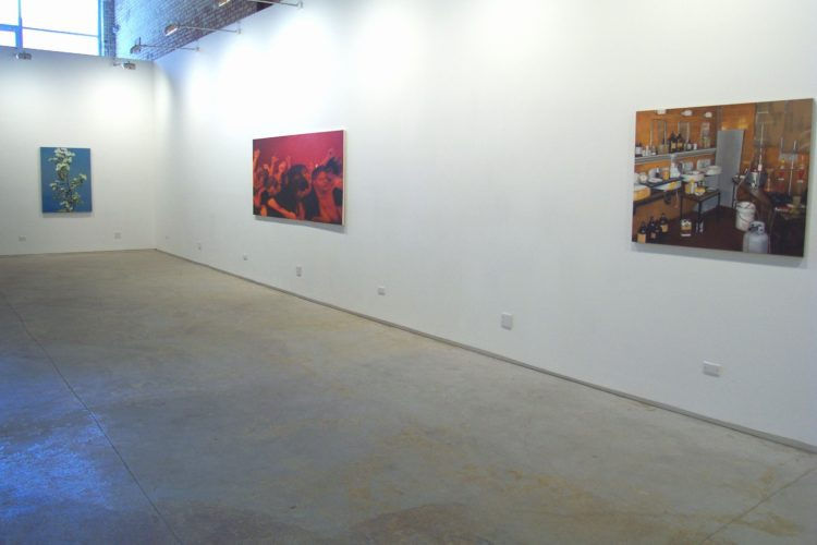 New Paintings, 2002, installation view