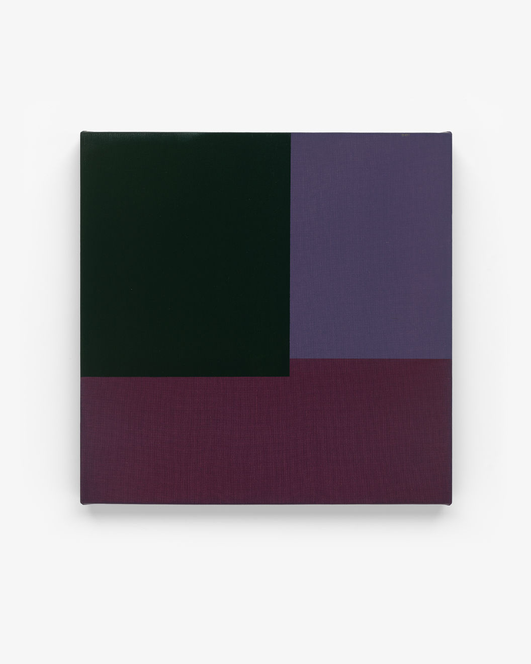 Caroline Collom Pink Violet Forest Oil on Linen Aluminium Frame 42.3 x 42.3cm