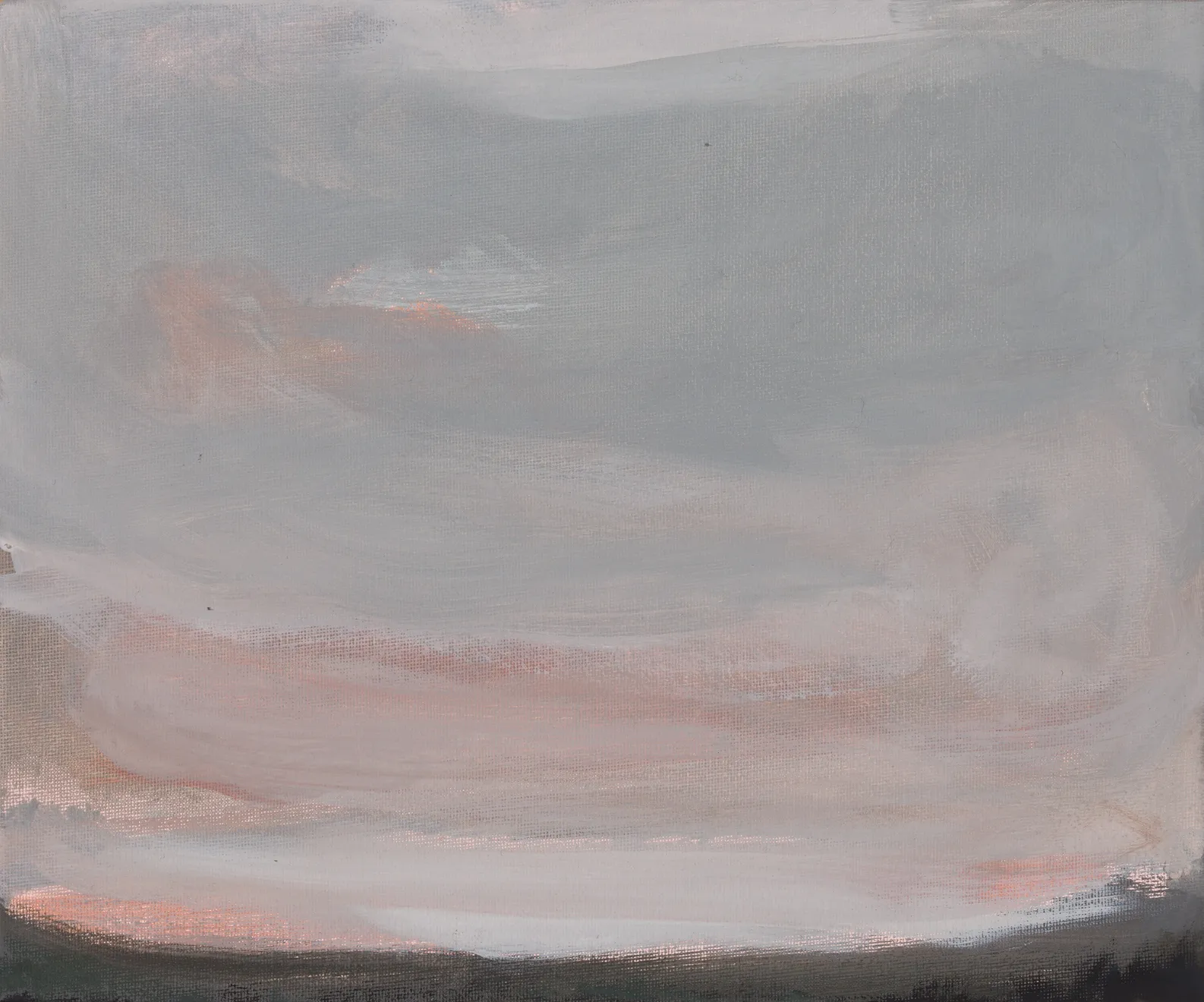 Greg Wood V17 Reimagining 2020 Oil on Canvas Board Original Charcoal Frame 30 x 25.5 cm $1100 £550 SOLD