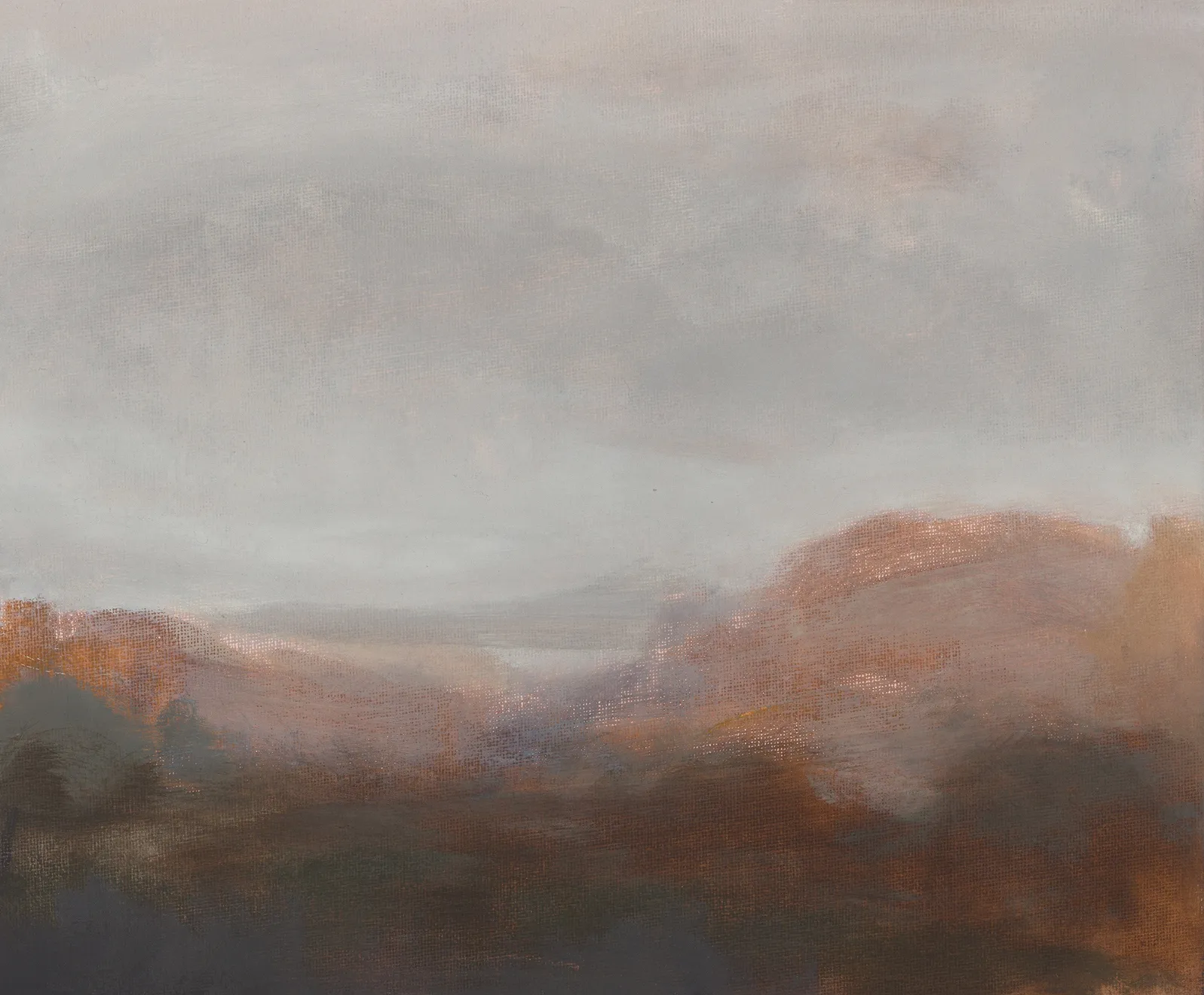 Greg Wood V18 Reimagining 2020 Oil on Canvas Board Original Charcoal Frame 25.5 x 30.5 cm $1100 £550 SOLD