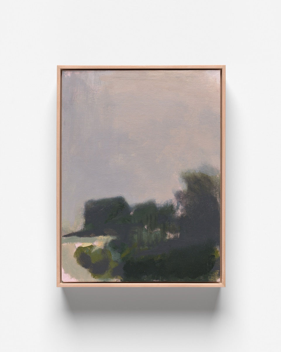 V21 Nature of Change Oil on Canvas Board Natural Oak Frame 23 x 31 cm AUD $1250 GBP £605 USD $840 SOLD