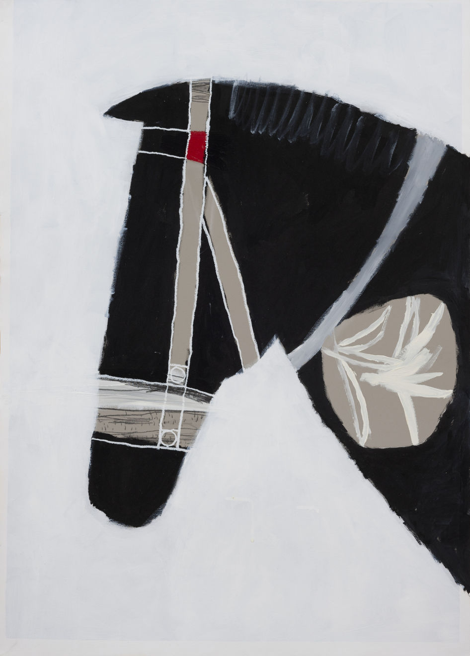 Marise Maas Go Figure Oil and Acrylic on Paper Original 50 x 70 cm AUD $1500 GBP &pound;750 SOLD