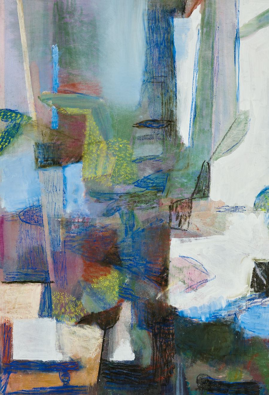 Plantenkamer Oil Paint and Oil Crayon on Canvas 118 x 179 cm $16,300.00 SOLD