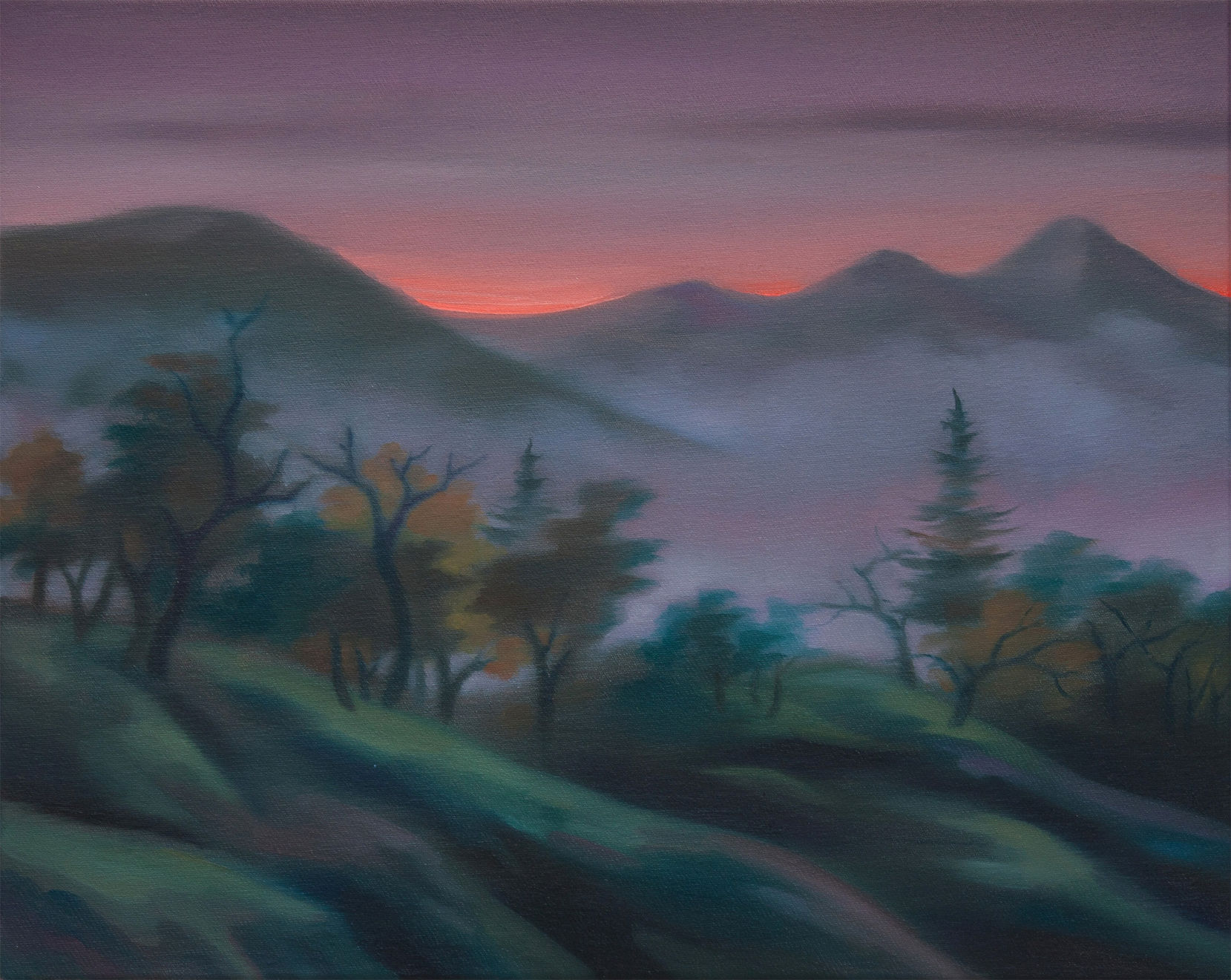 Dapeng Liu Her Visage From the Sun Oil on Canvas 51 x 41cm $ 3,200.00