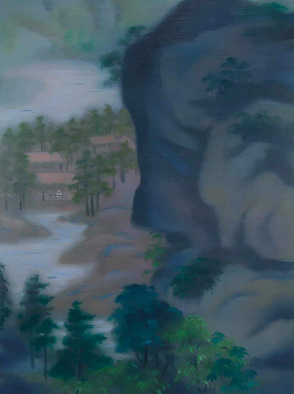 Dapeng Liu The Sound of Strings Oil on Canvas 92 x 122cm $ 13,000.00