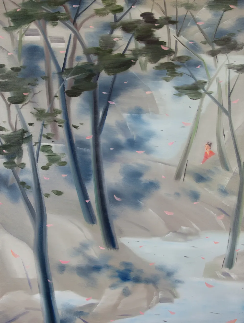 风中舞 布面油画 122 x 92 厘米 SOLD