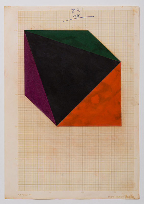 Geraldo de Barros, Sem título, Estudo, 1980