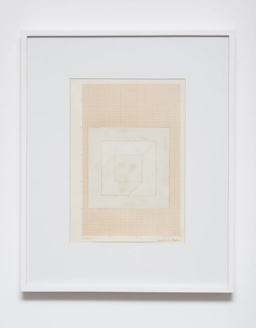 Geraldo de Barros, Sem título, estudo para quadro laminado de plástico, c.1980