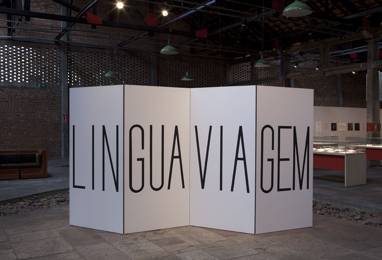 Augusto de Campos, vista da exposição 