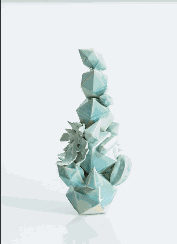 Lauren Shapiro , Turquoise Fruit Stack, 2021