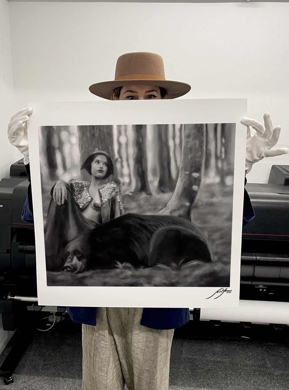 'Safe and Sound' Limited Edition Print. Large, 2024