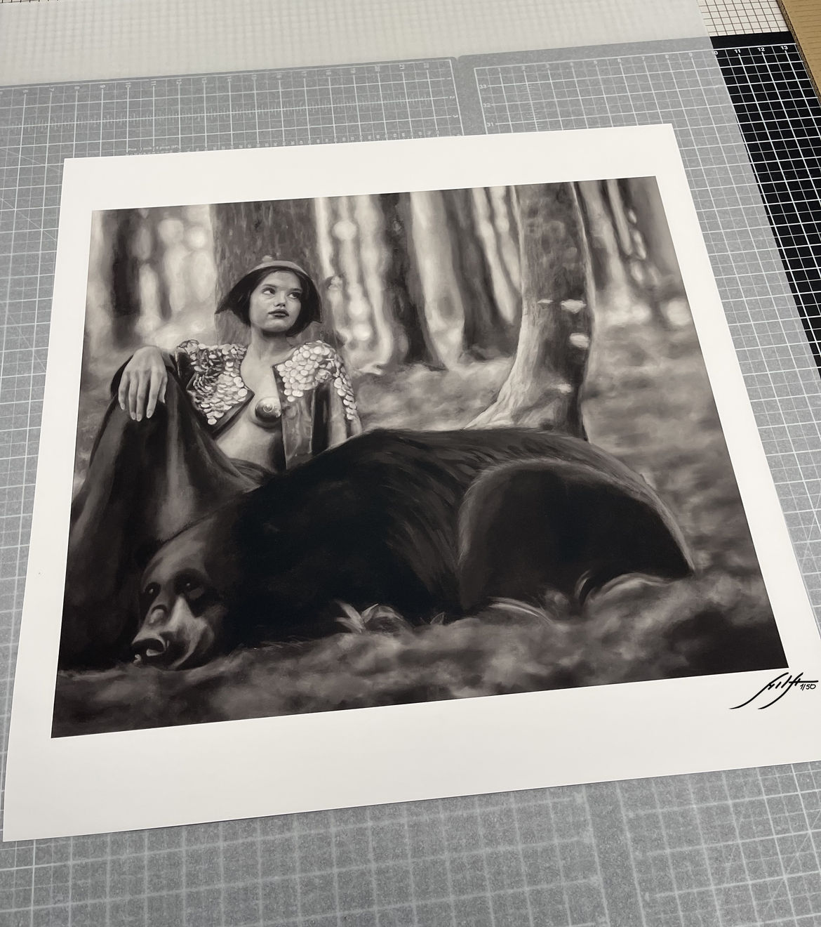 'Safe and Sound' Limited Edition Print. Large, 2024