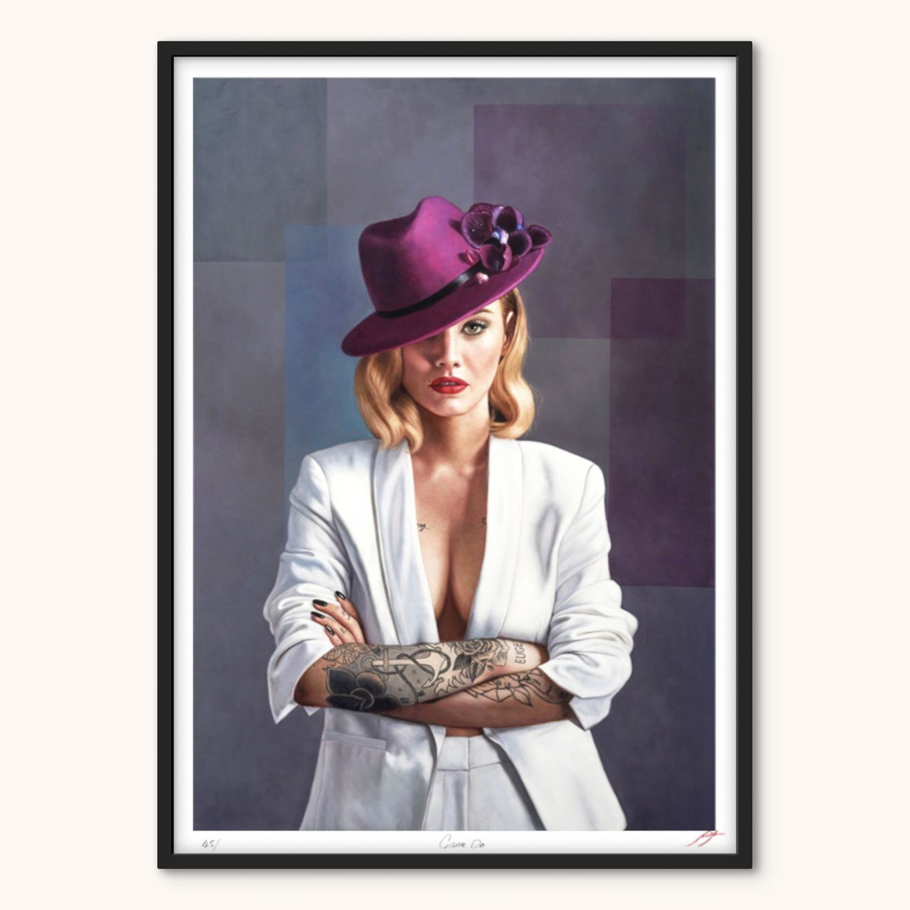 'Game On' Limited Edition Print. Large , 2025