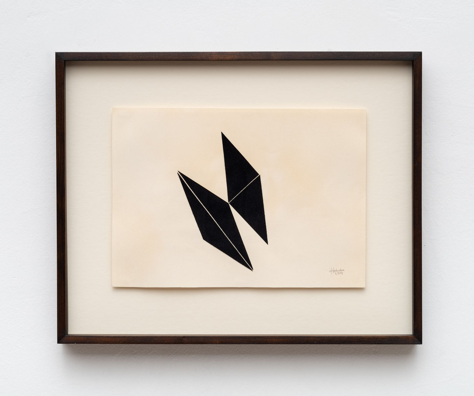 Habuba Farah (1931) Sem título [Untitled], 1974 Recorte sobre papel [Cut-out on paper] 21 x 30 cm [8 1/2 x 12 in.]