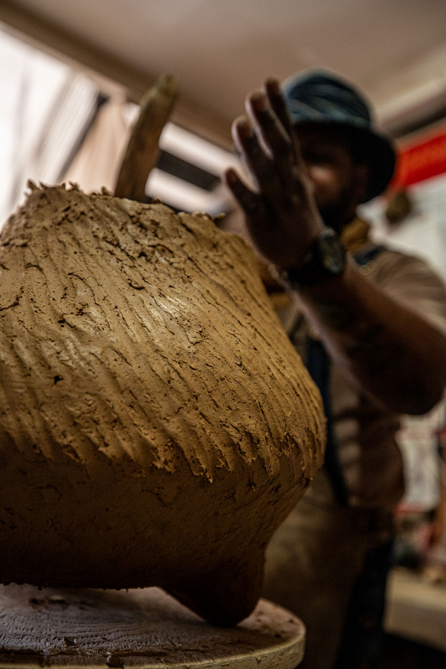 Andile Dyalvane In his studio in Cape Town, Film Shoot | Andile Dyalvane | Almas Art Foundation
