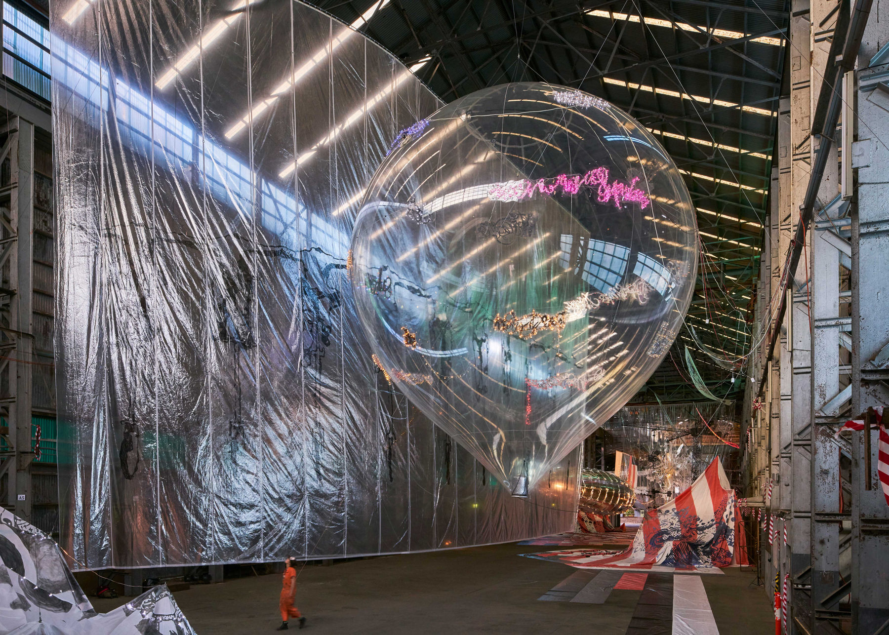 Lee Bul. Installation view, Willing To Be Vulnerable, 20th Biennale of Sydney, 2016.