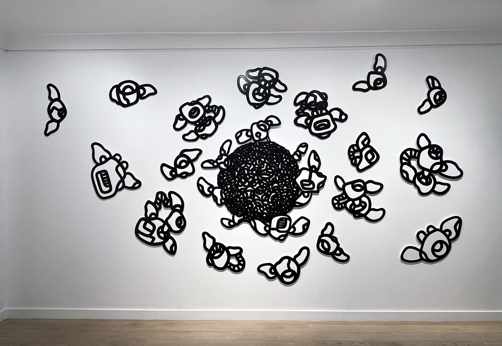 Mehdi Cibille aka LeMoDuLeDeZeeR, Matière noire, 2023, Le Feuvre Roze