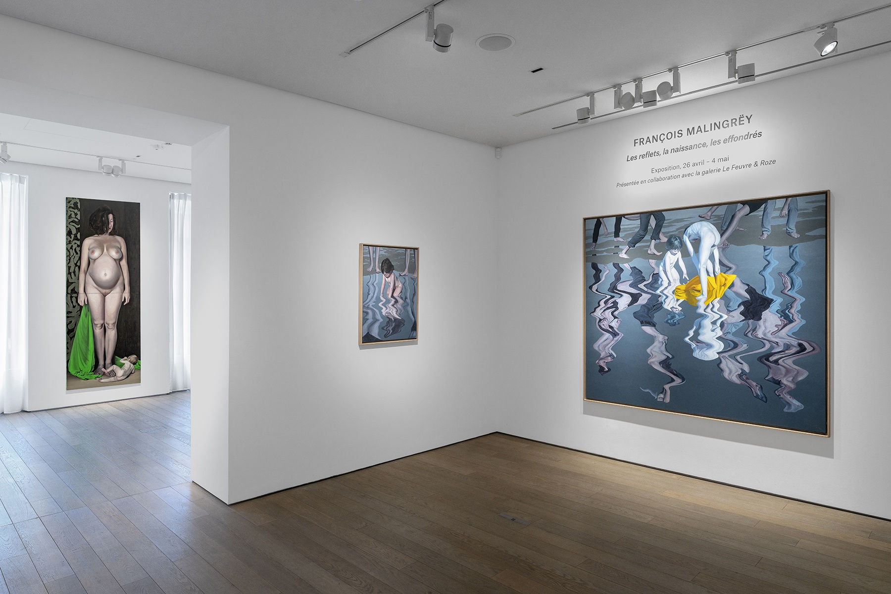 Francois Malingrey, Les reflets, la naissance, les effondres, Christies, Le Feuvre & Roze, Nicolas Brasseur