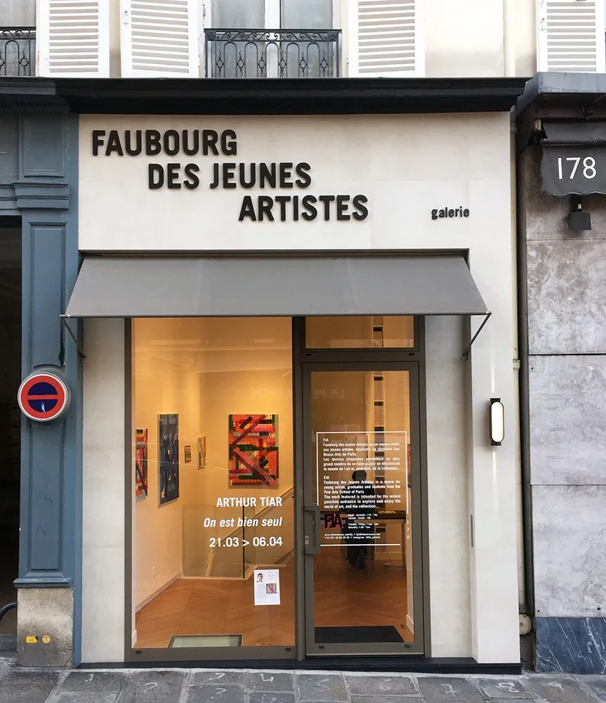 Arthur Tiar, On est bien seuls, Faubourg des Jeunes Artistes, 2019