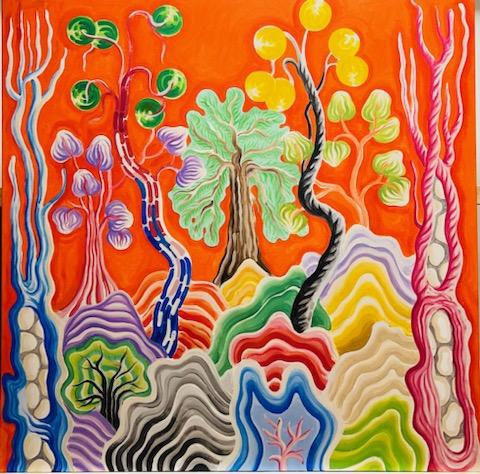 Kazumi Yoshida, Paysage Tropical, 2023