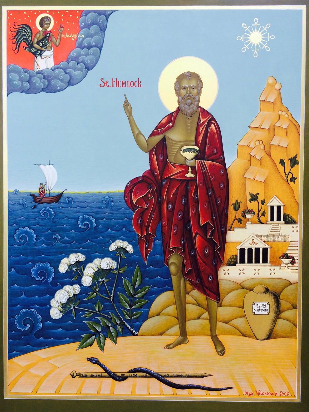 OLGA VOLCHKOVA, Saint Hemlock - Print available