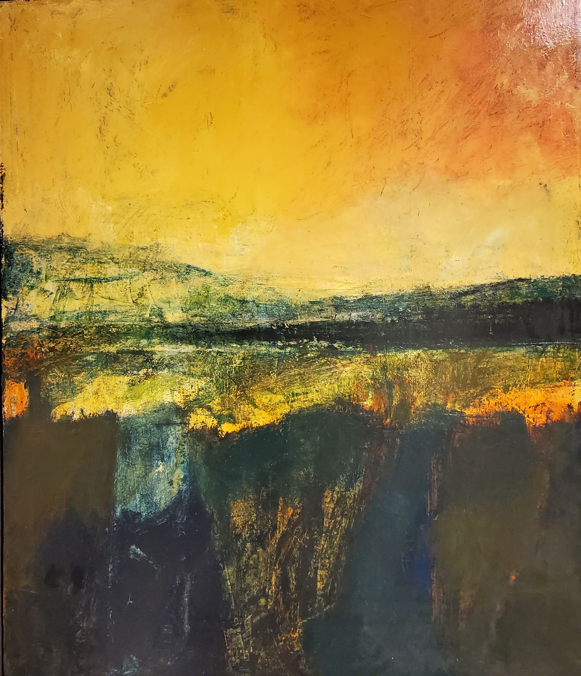 Mark Clarke (1935-2016), Orange Sky
