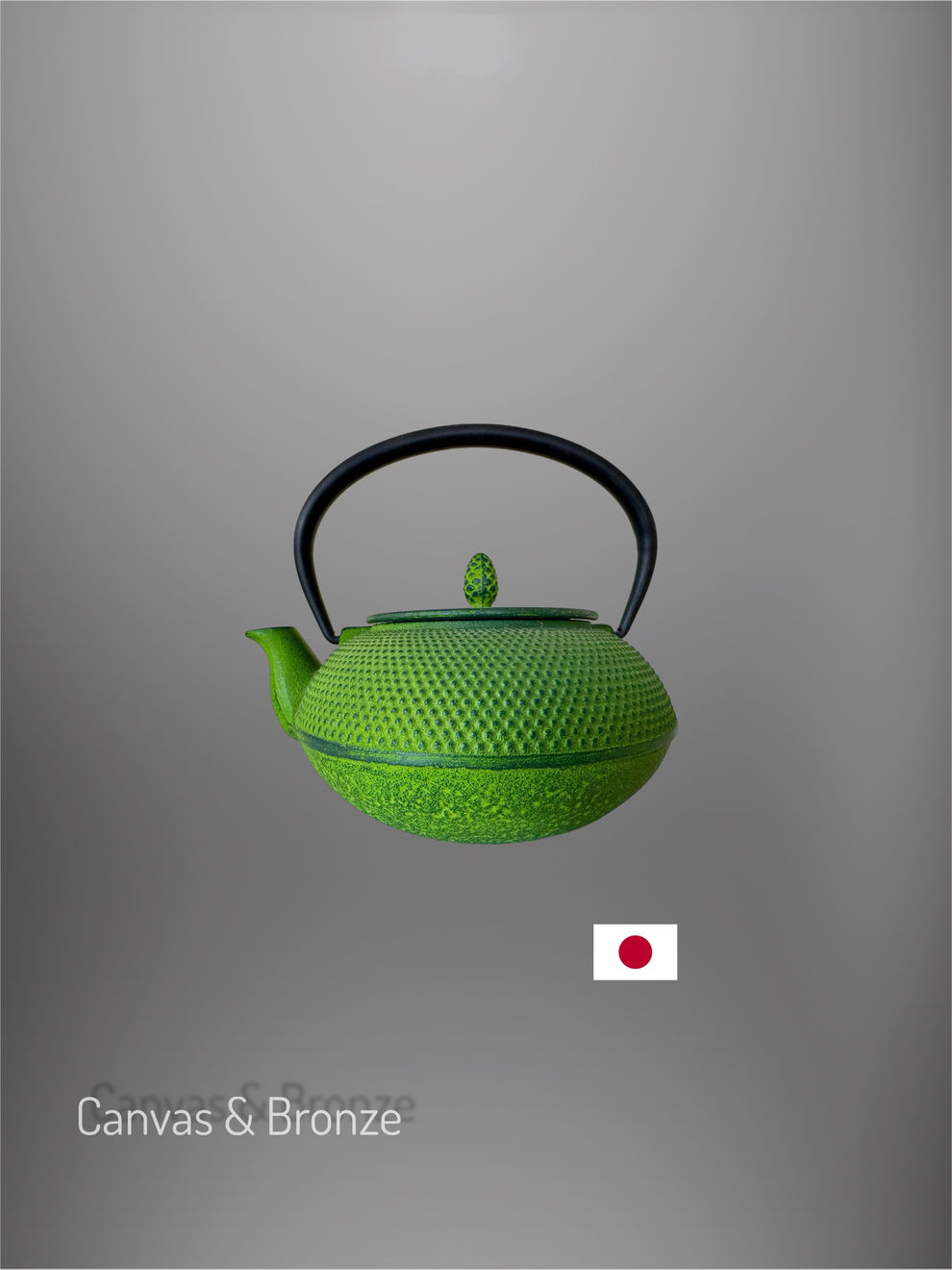 Jane Emerging, Japanese Cast Iron Teapot - Green, 2021