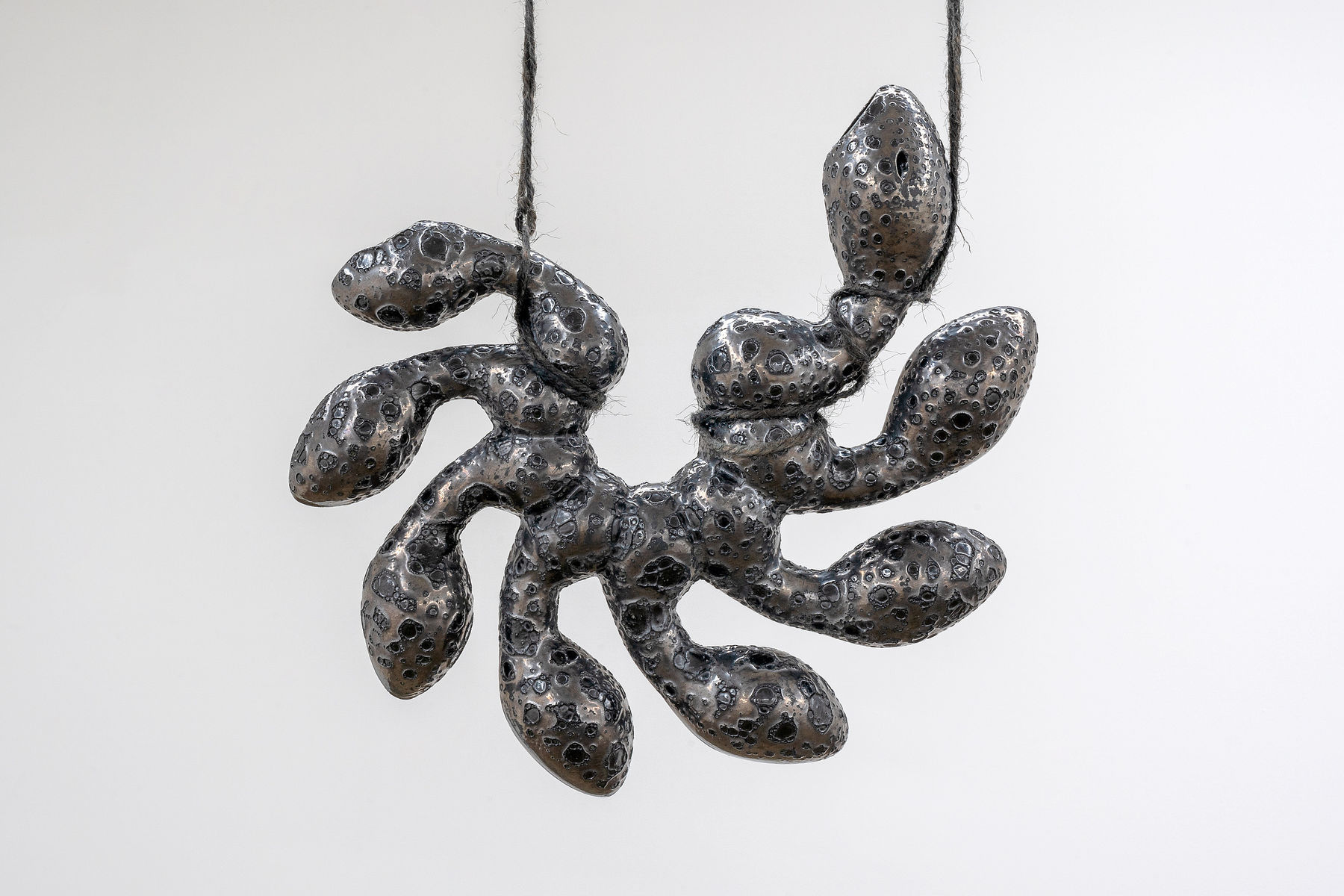 Vica Pacheco Oruga Volcán, 2021 Hydraulic Flute High Temperature Ceramic 24 x 29 x 3 cm (9,.44 x 11.41 x 1.18 in) Edition of 7 (#1/7)