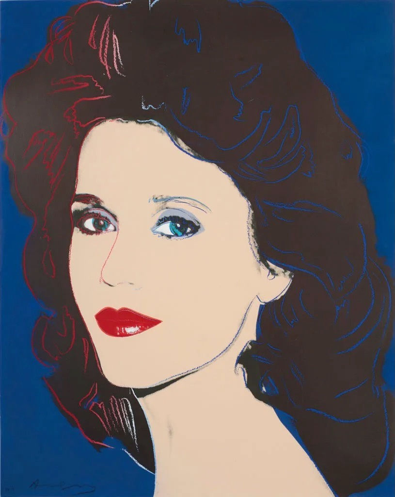 JANE FONDA II.268, 1982 Screenprint on Lenox Museum Board 39 1/2 x 31 1/2 in 100.3 x 80 cm PP 2/3