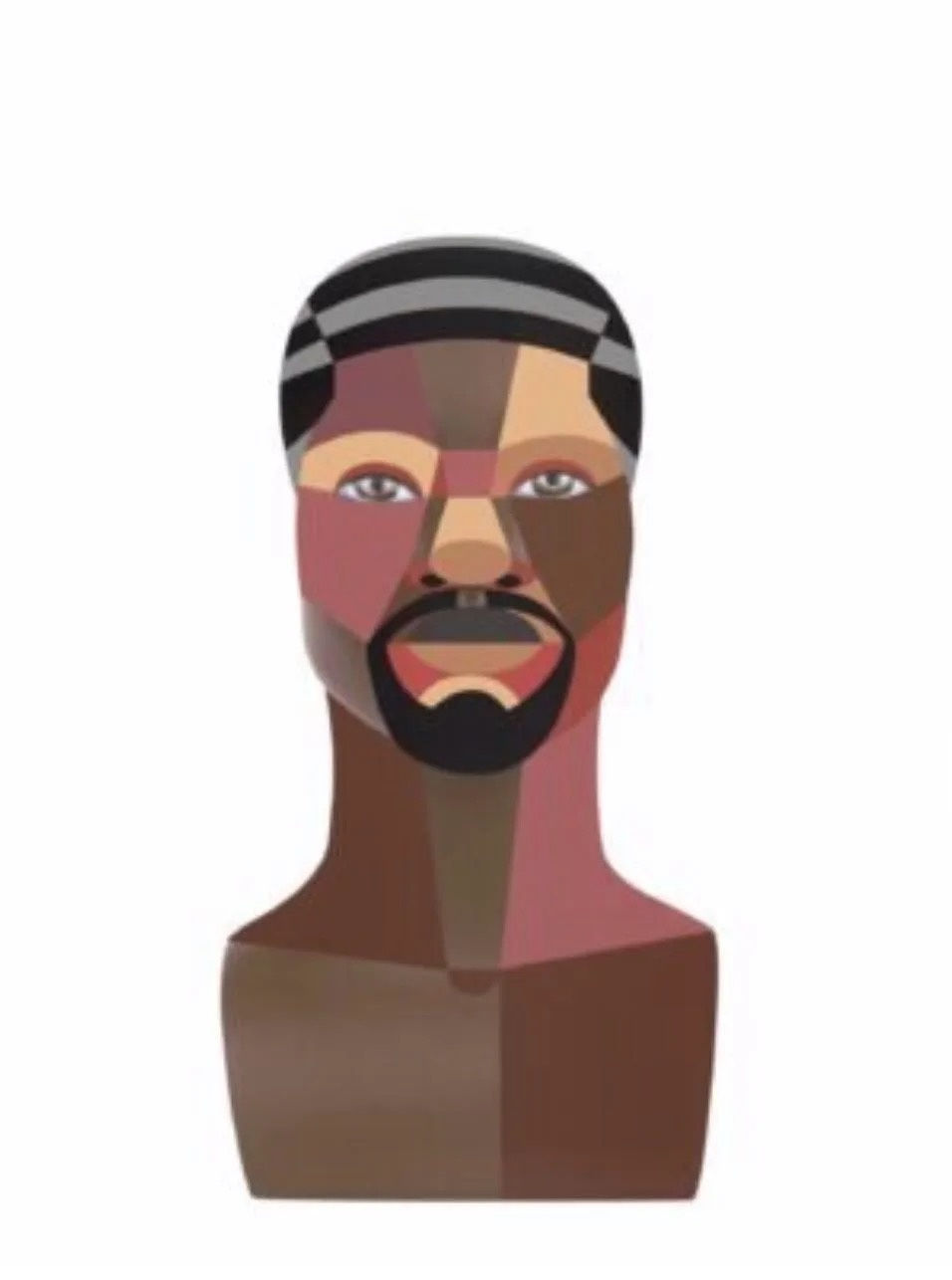 Derrick Adams STYLE VARIATION 2 (WAVES), 2020 Screenprint 27 x 20 in 7/30 Available at VFA