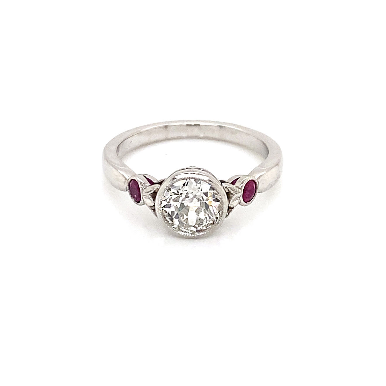 Bespoke Old Cut Diamond & Ruby Ring