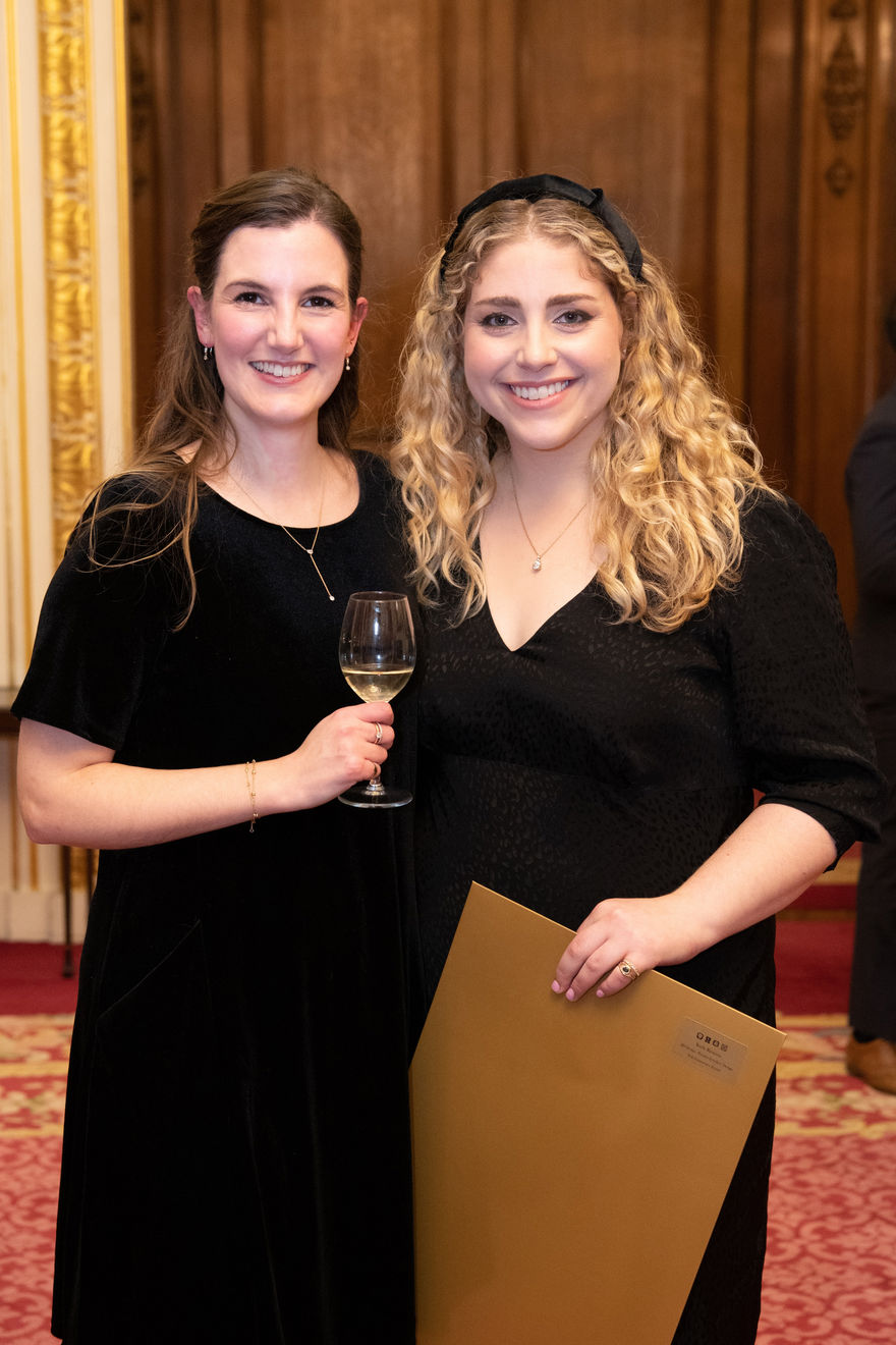 Chloë Woodmansterne & Kayla Rimmon at GCDC Awards drink reception