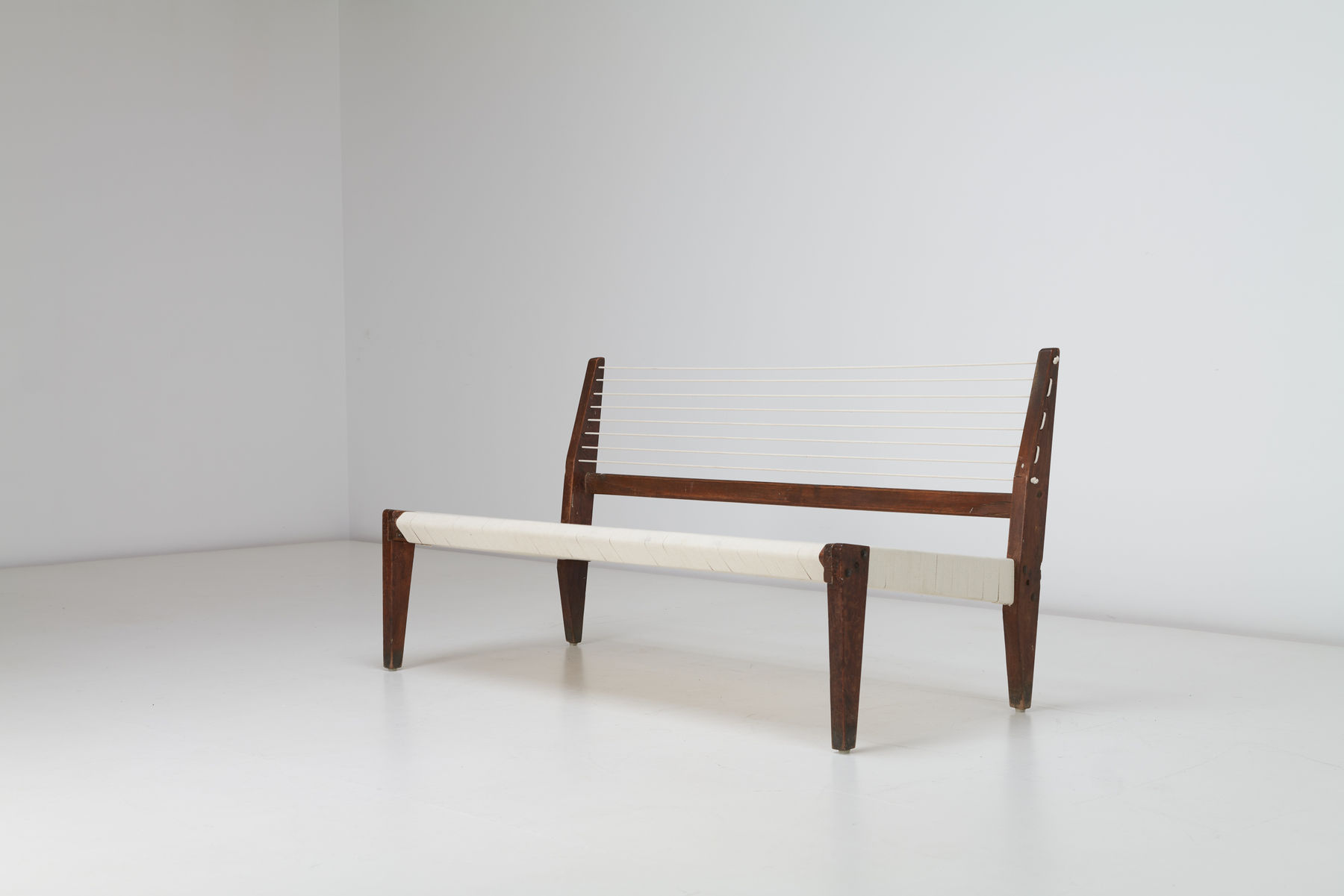 Pierre Jeanneret , Demountable Rope Chairs & Sofa, 1951