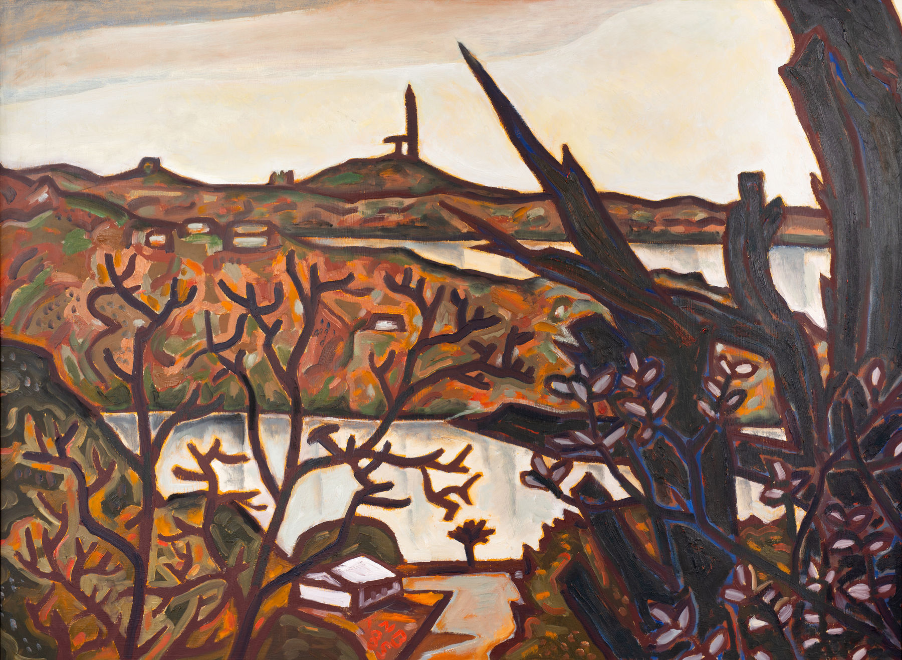 Nigel Brown, Beyond Laingholm, 1985