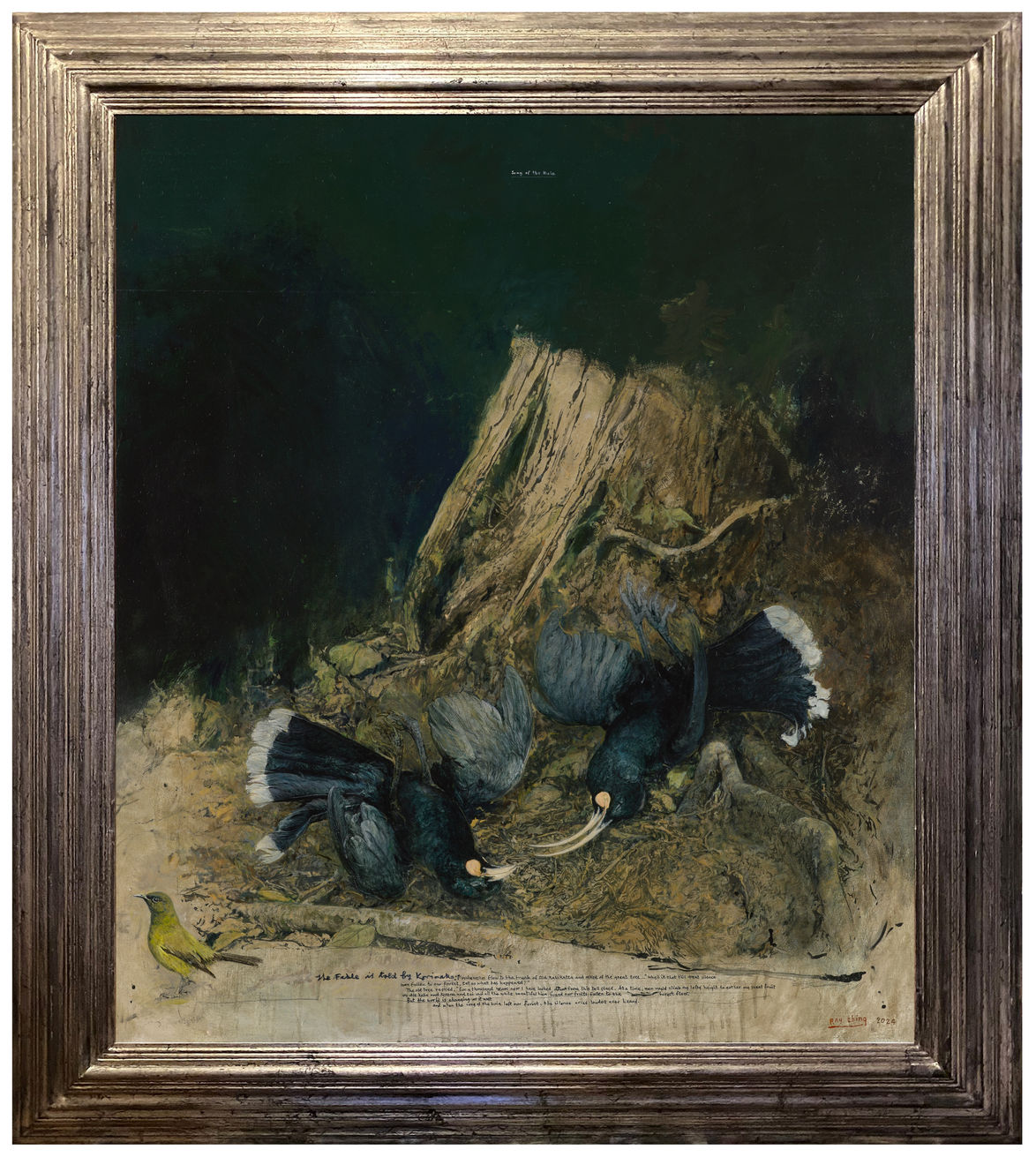 Ray Ching, The Song of the Huia (Korimako’s Fable), 2024