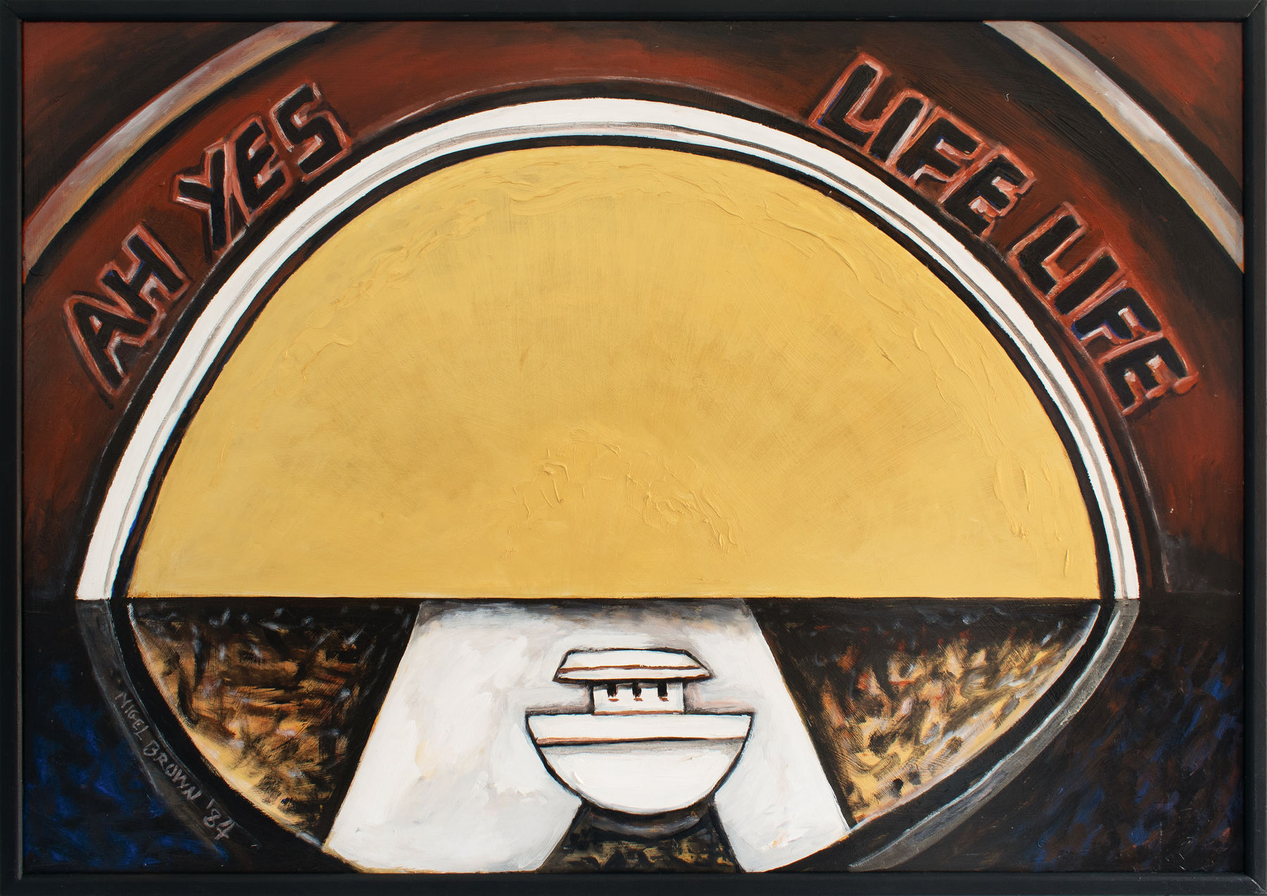 Nigel Brown, Ah Yes Life, 1984