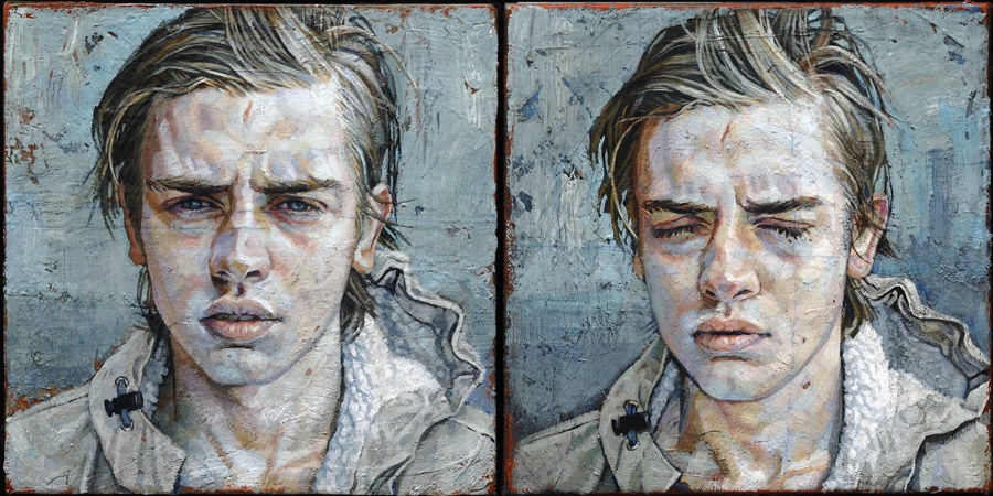 Daniel Barkley, Vincent B, L'hiver I (diptych)